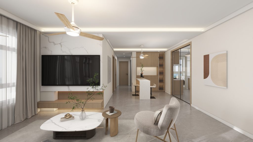 Kitchen Entrance Aluminium Frame Silding Door (6 feet)