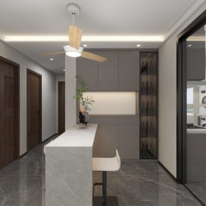 Dining Full Height Storage & Display cabinet  (6 feet)
