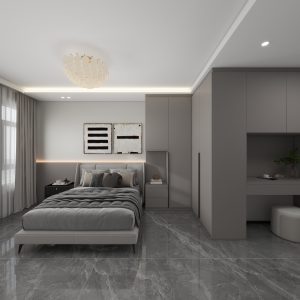Master Bedroom Bedhead with LED light