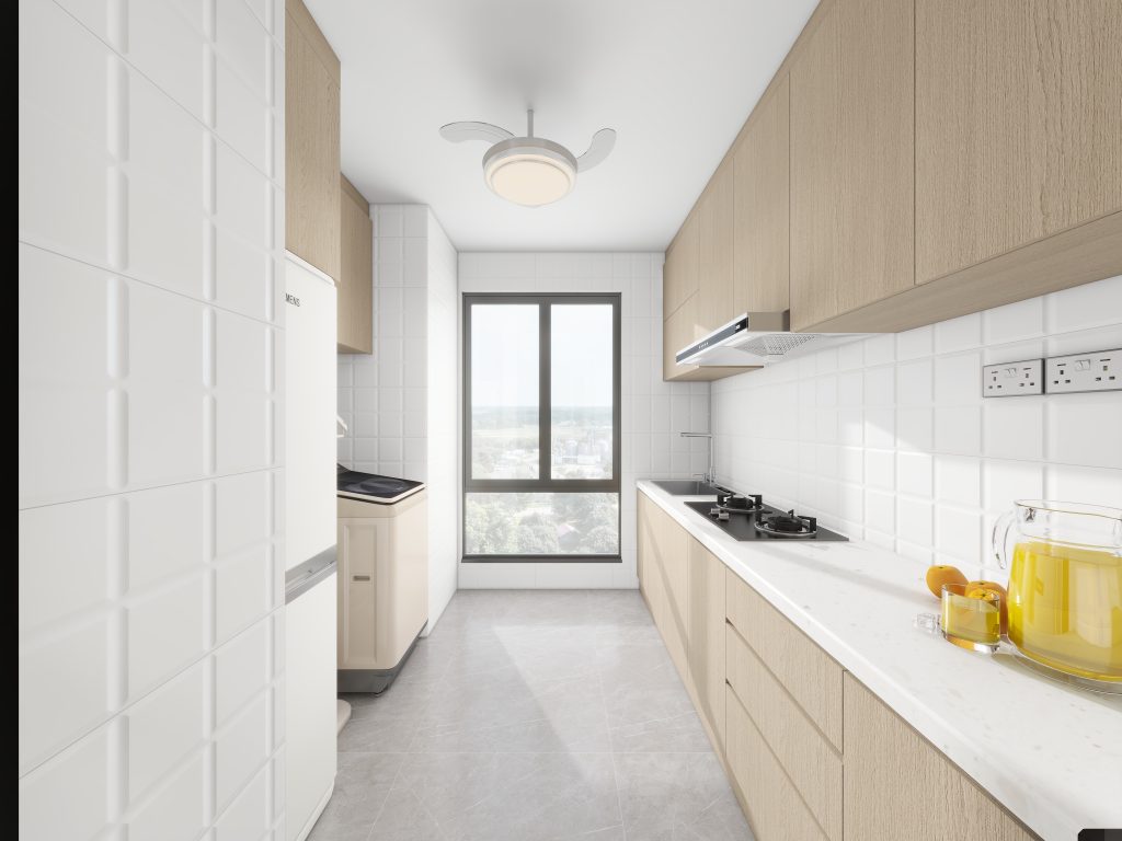 Hougang Citrine 2-Room Design B (Kitchen, Master Bedroom, and Bathroom Cabinets)