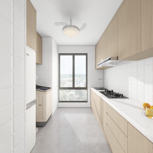 Hougang Citrine 2-Room Design B (Kitchen, Master Bedroom, and Bathroom Cabinets)
