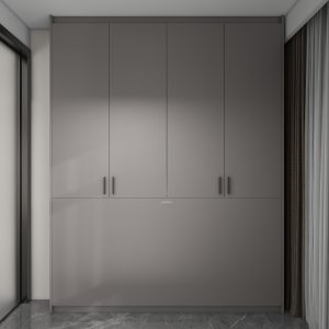Bedroom 1 Full Height Space Saving Beds with Storage Cabinet (7 feet)