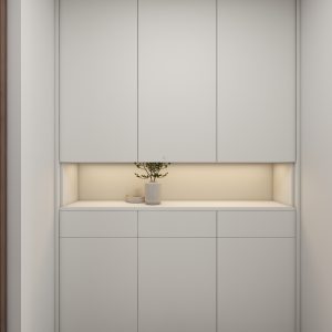 Foyer Full Height Shoes Cabinet  (5.5 feet)
