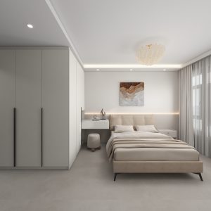 Master Bedroom Bedhead with LED light