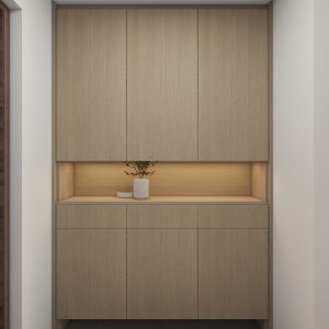 Foyer Full Height Shoes Cabinet  (5.5 feet)