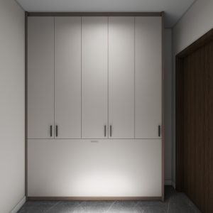 Bomb Shelter Full Height Space Saving Beds with Storage Cabinet (6.5 feet)