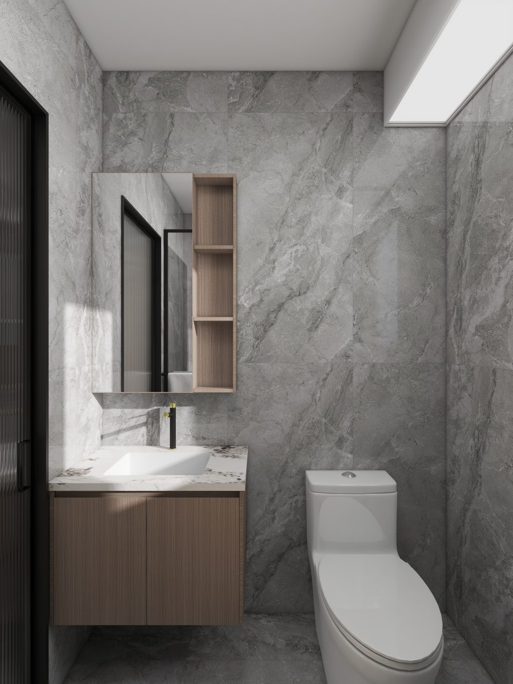 Tengah Parc Clover 5-Room Design B (Kitchen, Master Bedroom, and Bathroom Cabinets)