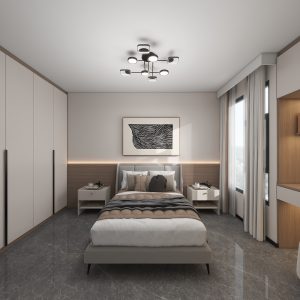 Master Bedroom Bedhead with LED light