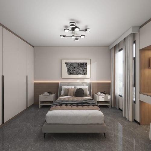Tengah Parc Clover 5-Room Design B (Kitchen, Master Bedroom, and Bathroom Cabinets)