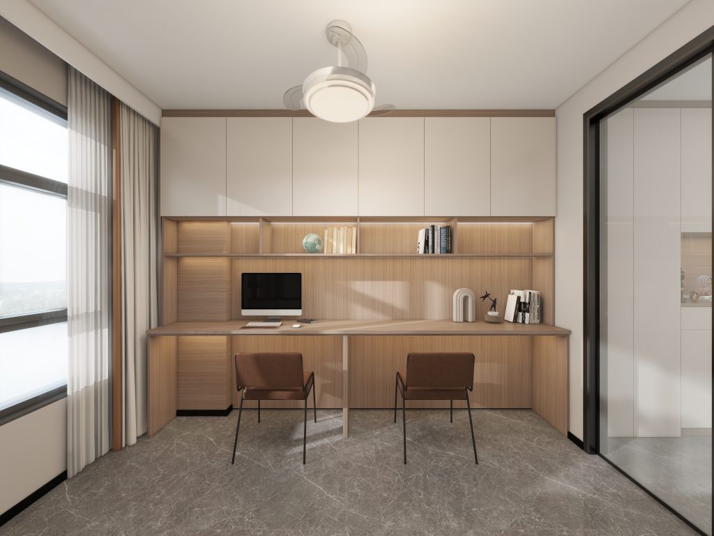 Study Room Top Hung Cabinet with Study Table (25 feet)