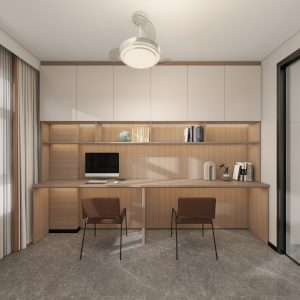 Study Room Top Hung Cabinet with Study Table (25 feet)