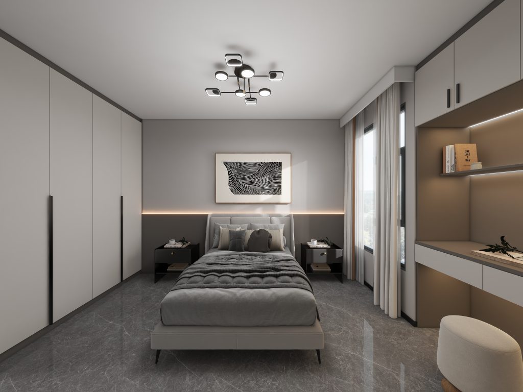 Tengah Parc Clover 5-Room Design A (Kitchen, Master Bedroom, and Bathroom Cabinets)