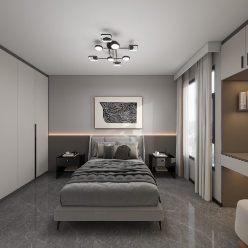 Tengah Parc Clover 5-Room Design A (Kitchen, Master Bedroom, and Bathroom Cabinets)