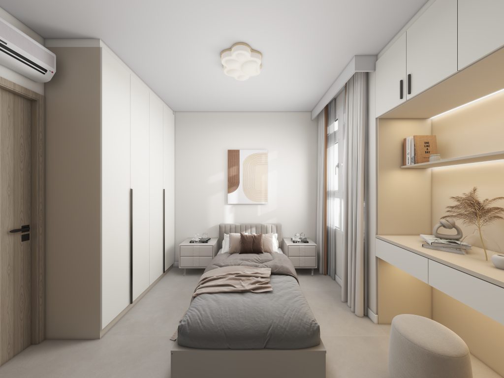 Bedroom 1 Casement Wardrobe (6 feet)