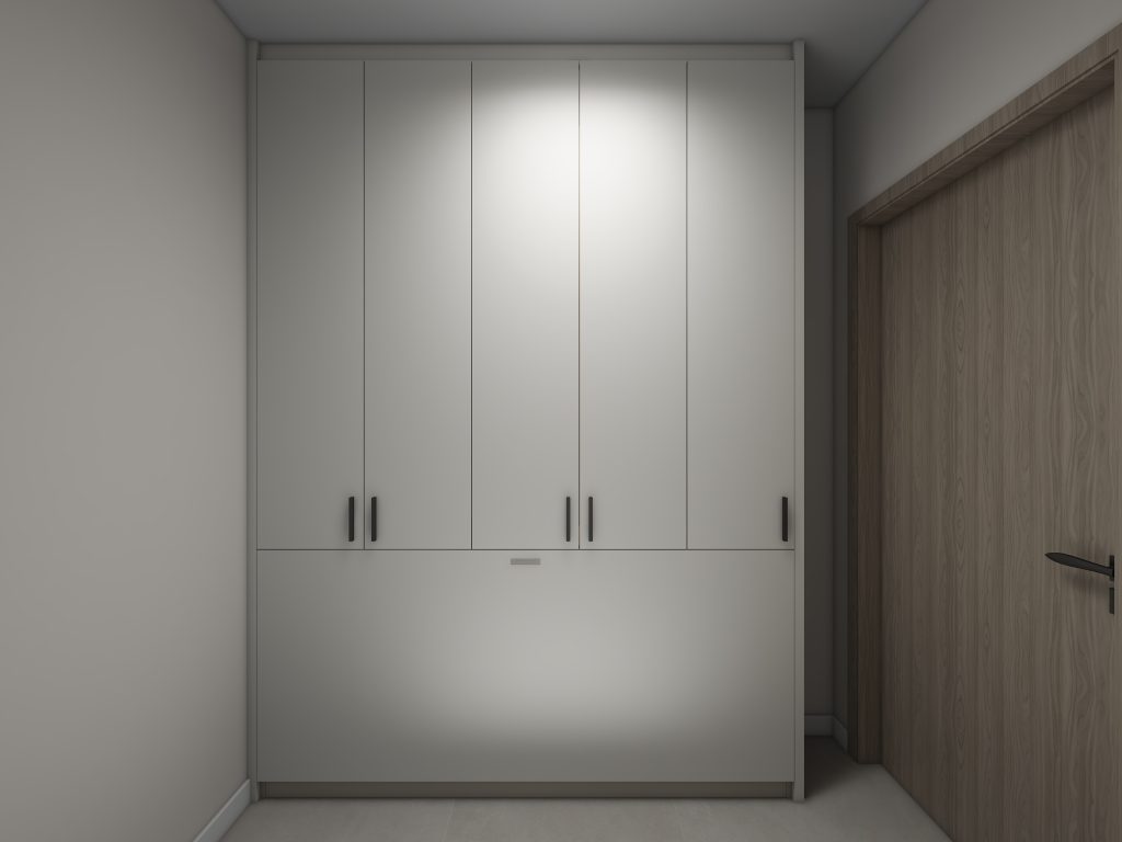 Bomb Shelter Full Height Space Saving Beds with Storage Cabinet (6.5 feet)