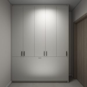 Bomb Shelter Full Height Space Saving Beds with Storage Cabinet (6.5 feet)