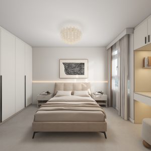 Master Bedroom Bedhead with LED light
