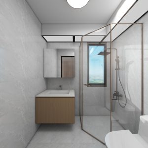 Common Bathroom Top & Bottom Cabinets (5 feet)