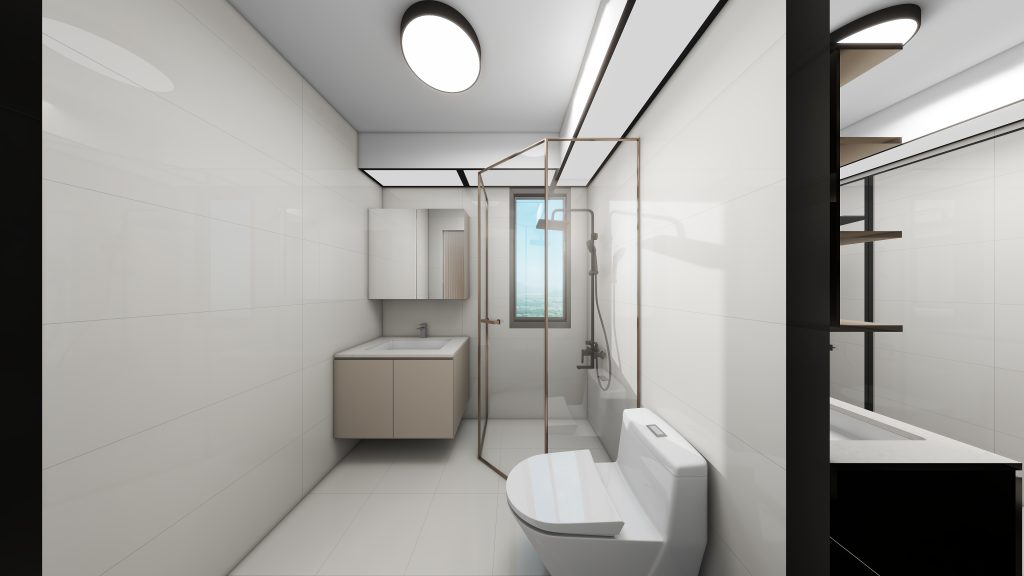 Common Bathroom Top & Bottom Cabinets (5 feet)