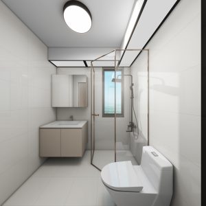 Common Bathroom Top & Bottom Cabinets (5 feet)