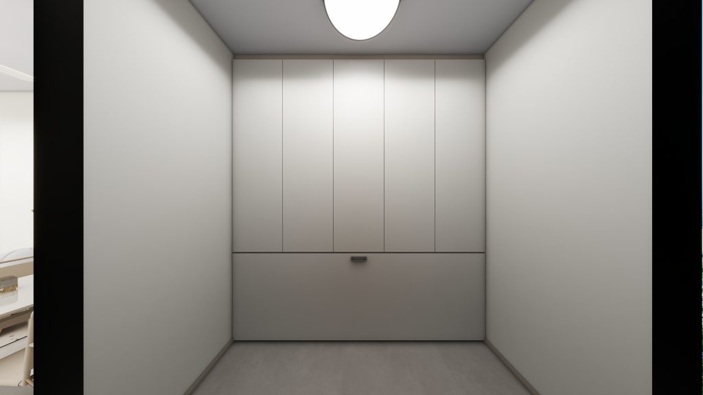 Bomb Shelter Full Height Space Saving Beds with Storage Cabinet (7 feet)