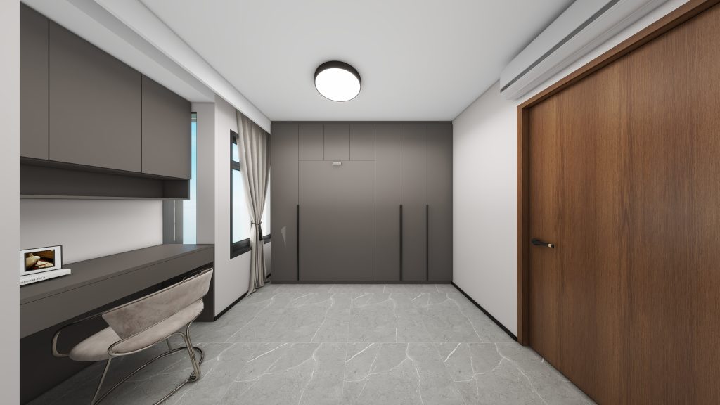 Bedroom 2 Space Saving Beds with Casement Wardrobe  (11.5  feet)