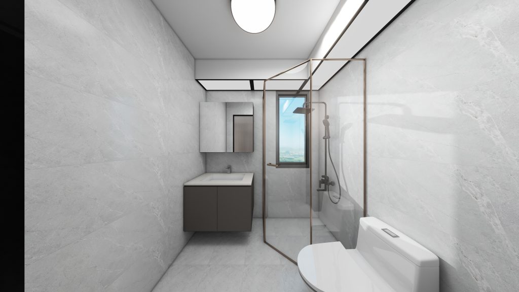 Common Bathroom Top & Bottom Cabinets (5 feet)