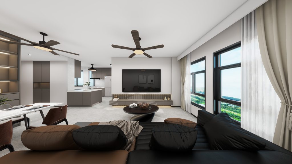 Living Suspended Tv Console (11.5 feet)
