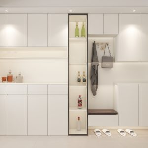 Foyer Full Height Shoes Cabinet (12.5 feet)