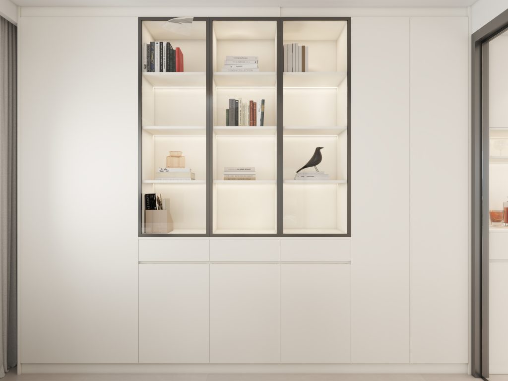 Study Room Full Height Display Cabinet (10 feet)