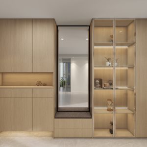Foyer Full Height Shoes Cabinet (12 feet)