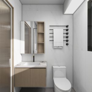 Common Bathroom Top & Bottom Cabinets (5 feet)