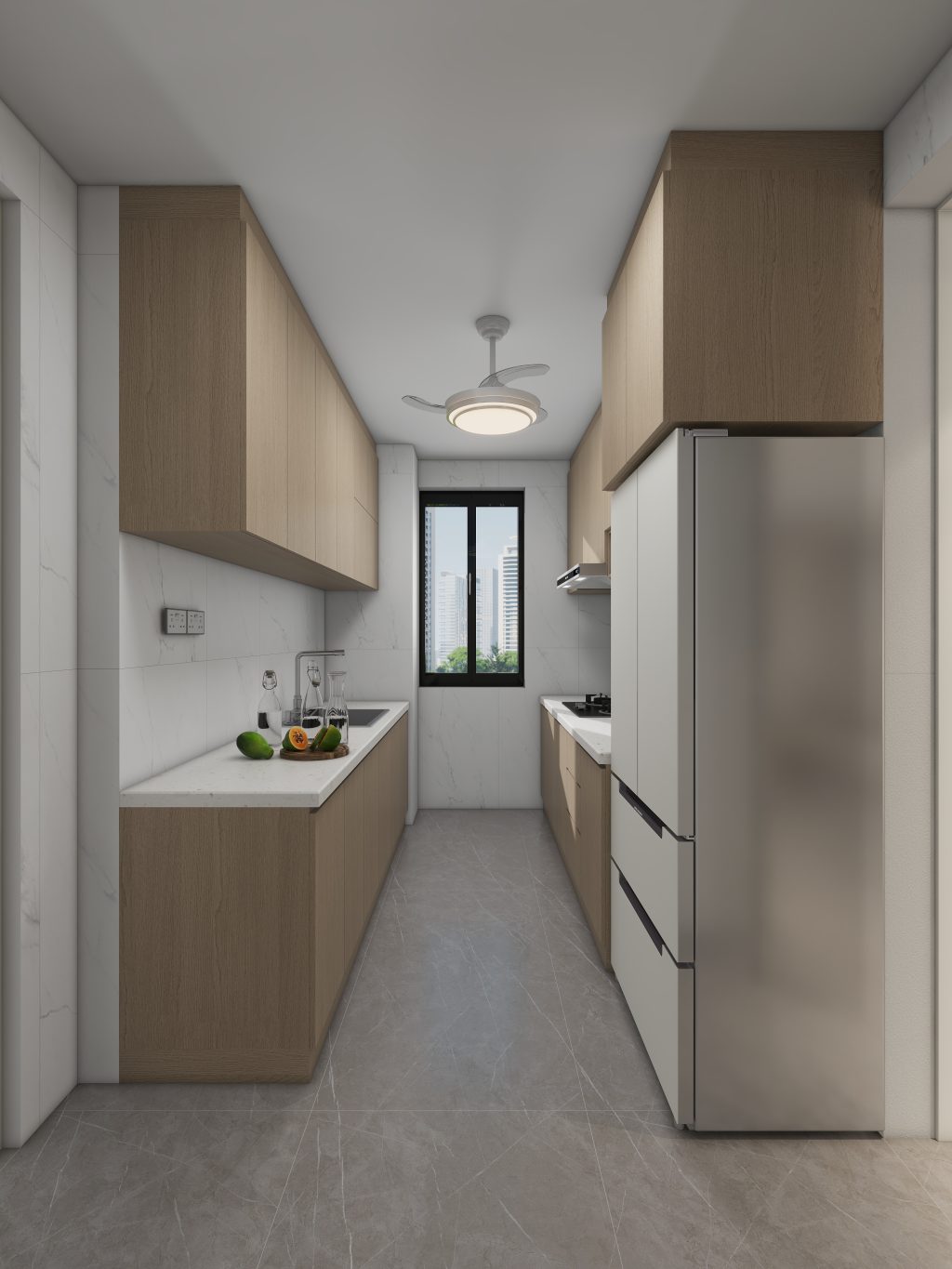 Sembawang Sun Sails 5-Room Design B (Kitchen, Master Bedroom, and Bathroom Cabinets)