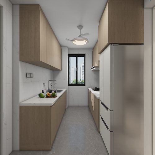 Sembawang Sun Sails 5-Room Design B (Kitchen, Master Bedroom, and Bathroom Cabinets)