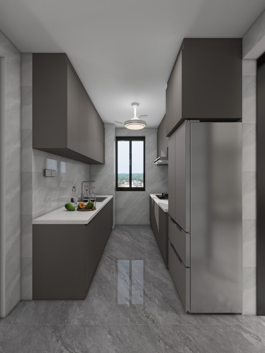 Sembawang Sun Sails 5-Room Design C (Kitchen, Master Bedroom, and Bathroom Cabinets)