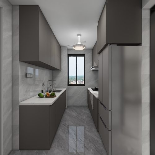 Sembawang Sun Sails 5-Room Design C (Kitchen, Master Bedroom, and Bathroom Cabinets)