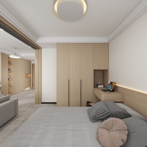 Sembawang Sun Sails 2-Room Design B (Kitchen, Master Bedroom, and Bathroom Cabinets)