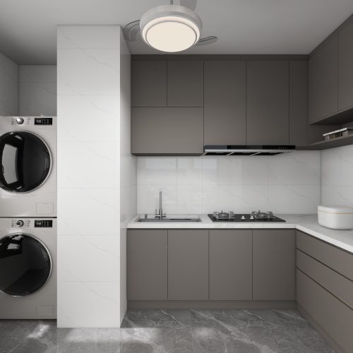 Sembawang Sun Sails 2-Room Design C (Kitchen, Master Bedroom, and Bathroom Cabinets)