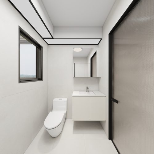 Sembawang Sun Sails 4-Room Design A (Kitchen, Master Bedroom, and Bathroom Cabinets)