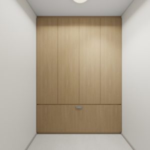 Bomb Shelter Full Height Space Saving Beds with Storage Cabinet (7 feet)
