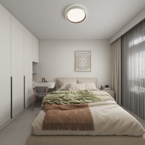 Bedroom 1 Casement Wardrobe with Dressing Table (8 feet)