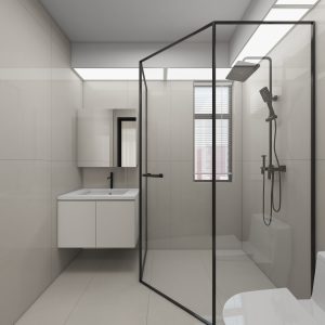 Common Bathroom Top & Bottom Cabinets (5 feet)