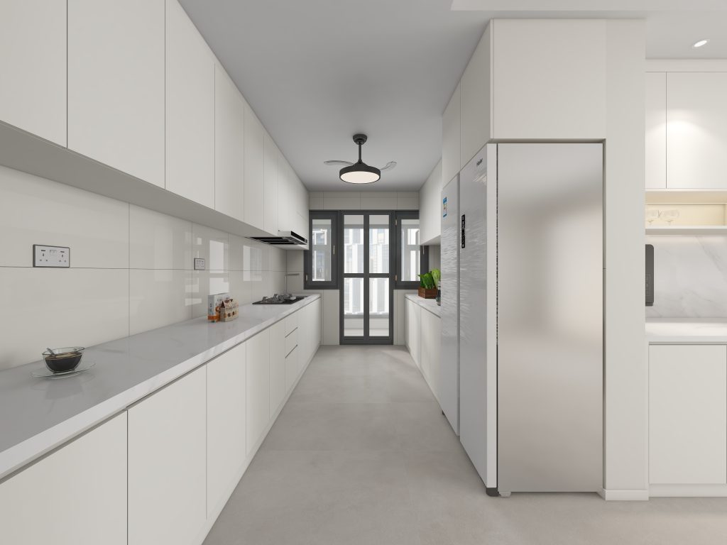 Tampines Green Emerald 5-Room Design A (Kitchen, Master Bedroom, and Bathroom Cabinets)