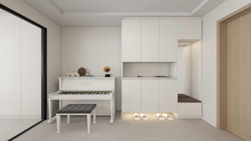 Foyer Full Height Shoes Cabinet  (7 feet)