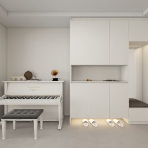 Foyer Full Height Shoes Cabinet  (7 feet)
