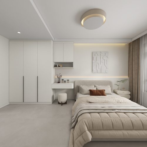 Tampines Green Emerald 5-Room Design A (Kitchen, Master Bedroom, and Bathroom Cabinets)