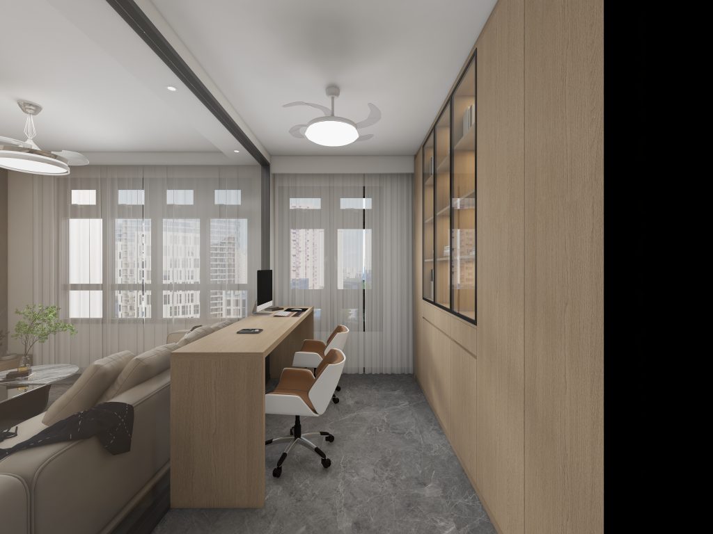 Study Room Full Height Display Cabine (12 feet)
