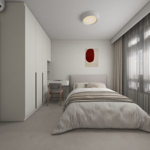 Bedroom 1 Casement Wardrobe with Dressing Table (8 feet)