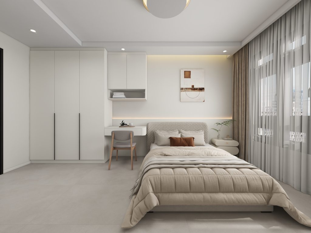 Tampines Green Emerald 4-Room Design A (Kitchen, Master Bedroom, and Bathroom Cabinets)