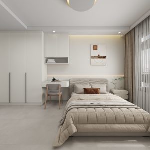 Master Bedroom Bedhead with LED light